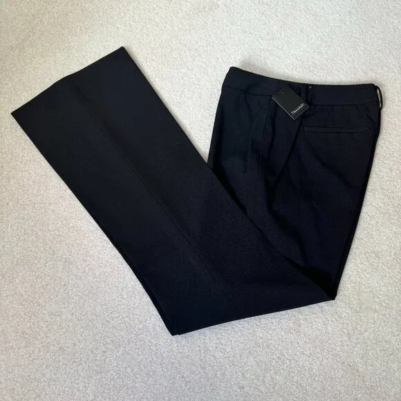 Tahari Elegant Boot Cut Flare Trousers - Picture 2 of 13